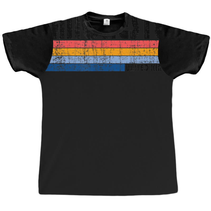 Vintage 70s 80s Style United Kingdom, Manchester Graphic T-shirt | Artistshot