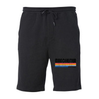 Vintage 70s 80s Style United Kingdom, Manchester Fleece Short | Artistshot