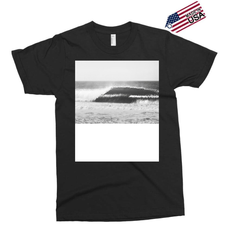 Black And White Ocean Wave Exclusive T-shirt | Artistshot