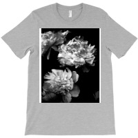 Black And White Peonies T-shirt | Artistshot