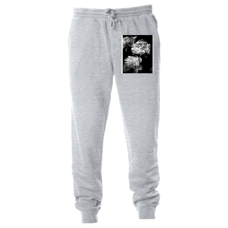 Black And White Peonies Unisex Jogger | Artistshot