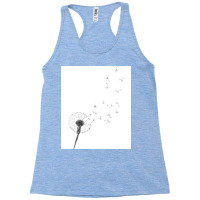 Black And White Print Dandelion Print Scandinavian Minimalist Decor  W Racerback Tank | Artistshot