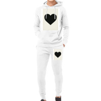 Black Heart Hoodie & Jogger Set | Artistshot