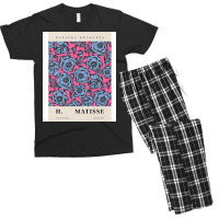 Blue Flower H Matisse Men's T-shirt Pajama Set | Artistshot