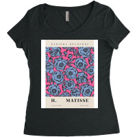 Blue Flower H Matisse Women's Triblend Scoop T-shirt | Artistshot