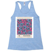 Blue Flower H Matisse Racerback Tank | Artistshot