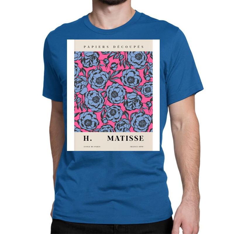 Blue Flower H Matisse Classic T-shirt by ohtoivamm | Artistshot