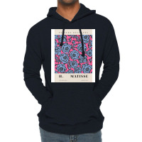 Blue Flower H Matisse Lightweight Hoodie | Artistshot