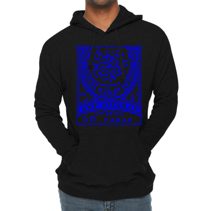 Vintage Ottoman Empire Postage Stamp Design Lightweight Hoodie | Artistshot