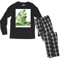 Banana Leaves2 Men's Long Sleeve Pajama Set | Artistshot