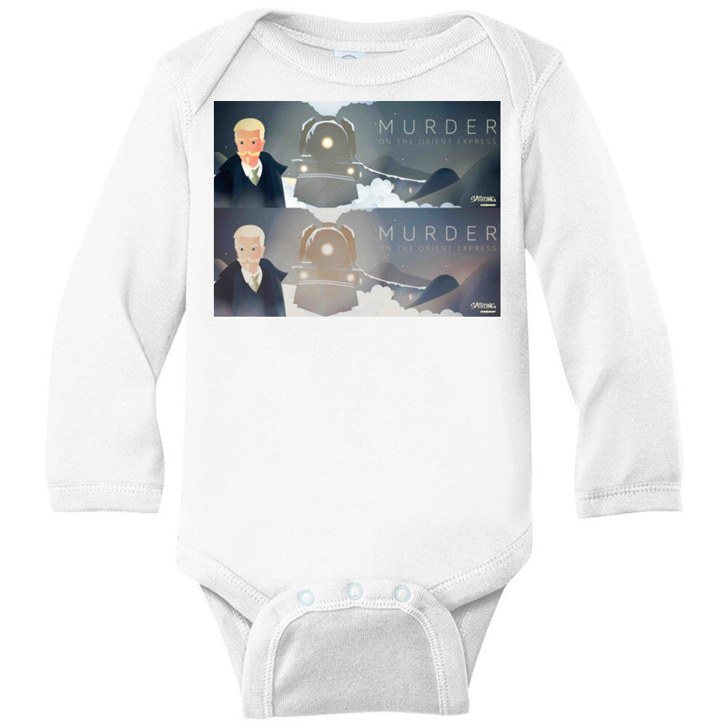 Murder On The Orient Express Long Sleeve Baby Bodysuit | Artistshot