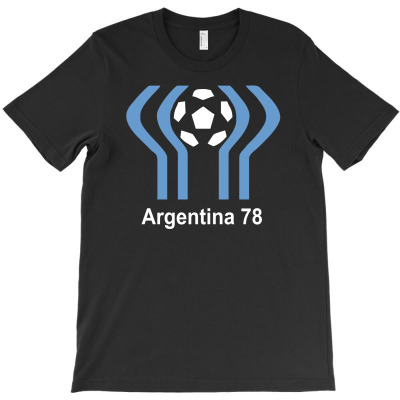 Argentina 78 World Cup 1978 Retro Football T-shirt Designed By Ruliyanti Nasrah