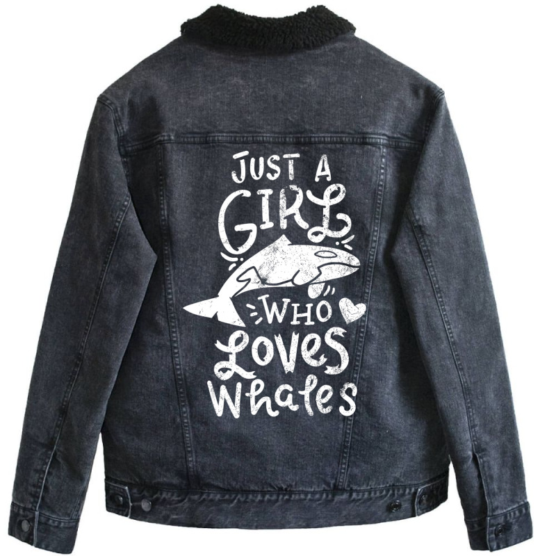 Hot Trend Whales Marine Biologist Gift Biology Unisex Sherpa-lined Denim Jacket | Artistshot