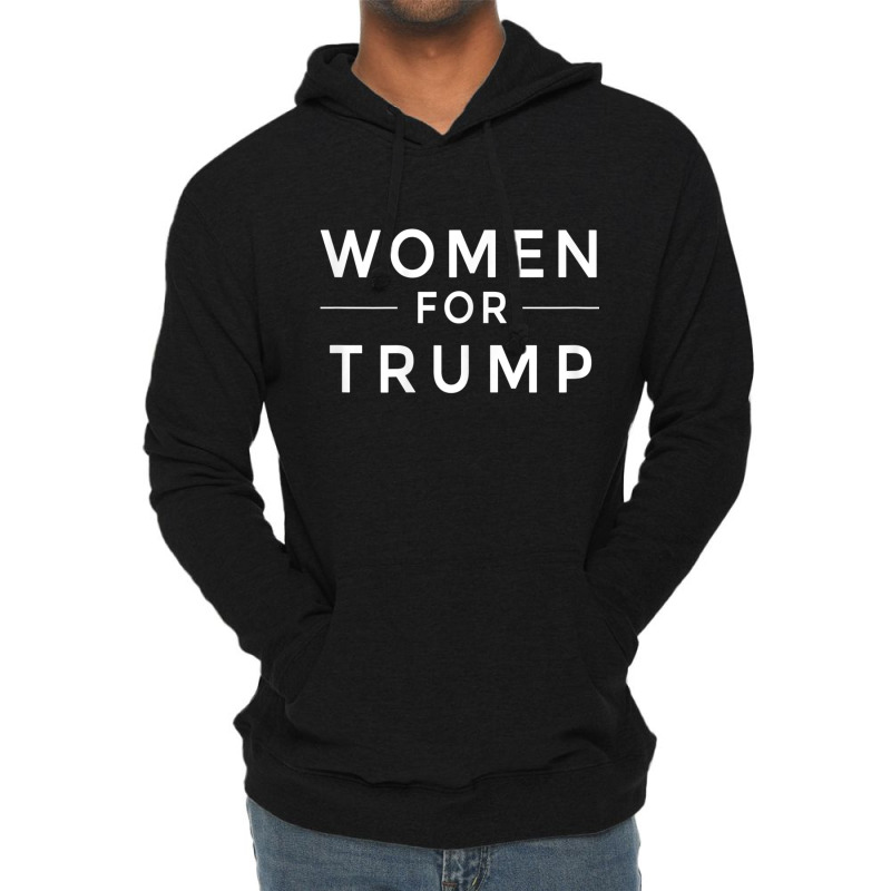 Womens Women For Trump 2020 Pink Tee Lightweight Hoodie | Artistshot