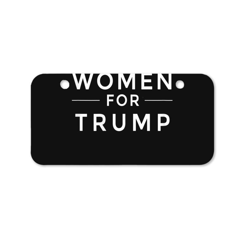 Womens Women For Trump 2020 Pink Tee Bicycle License Plate | Artistshot