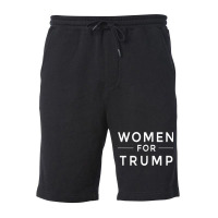 Womens Women For Trump 2020 Pink Tee Fleece Short | Artistshot