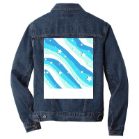 Blue 70s Vsco Stripes Men Denim Jacket | Artistshot