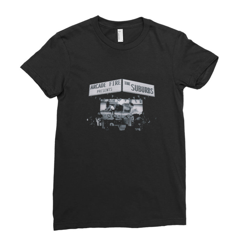 Arcade Fire 1 Ladies Fitted T-Shirt by MaryBirdsell | Artistshot