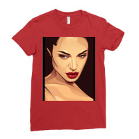 Angelina Jolie Ladies Fitted T-shirt | Artistshot