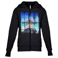 Maldives Gift Ideas T  Shirt Summer Beach Photography Maldives Holiday Youth Zipper Hoodie | Artistshot