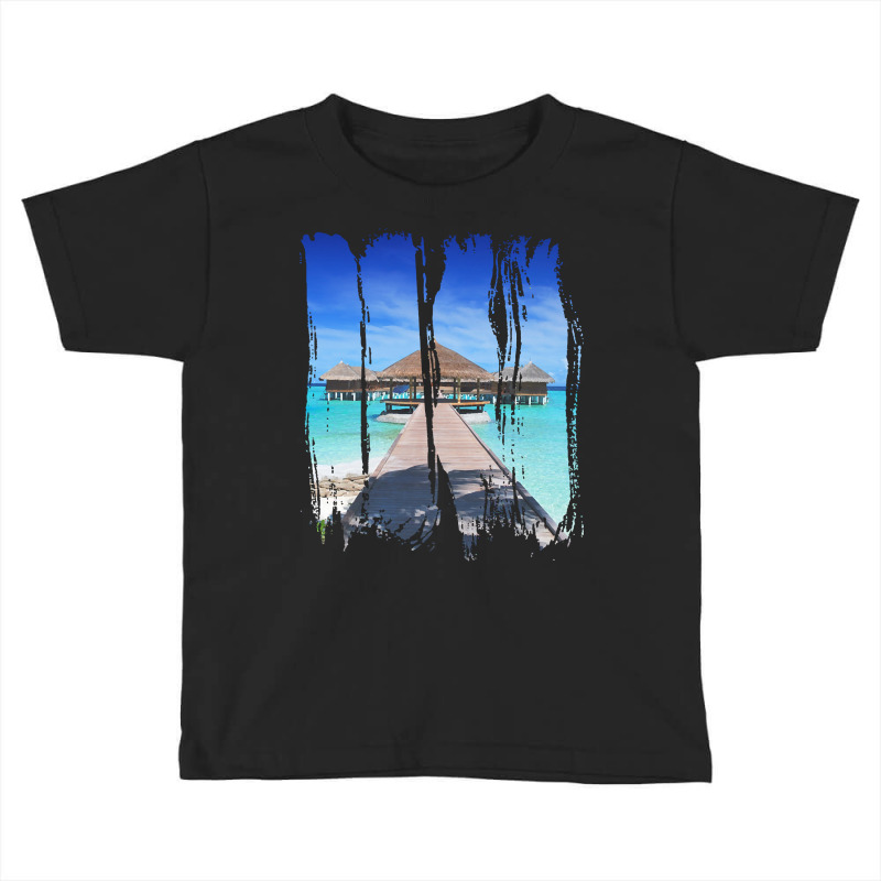 Maldives Gift Ideas T  Shirt Summer Beach Photography Maldives Holiday Toddler T-shirt | Artistshot