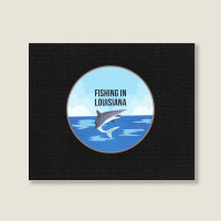 Limited Edition Fishing In Louisiana Landscape Canvas Print | Artistshot