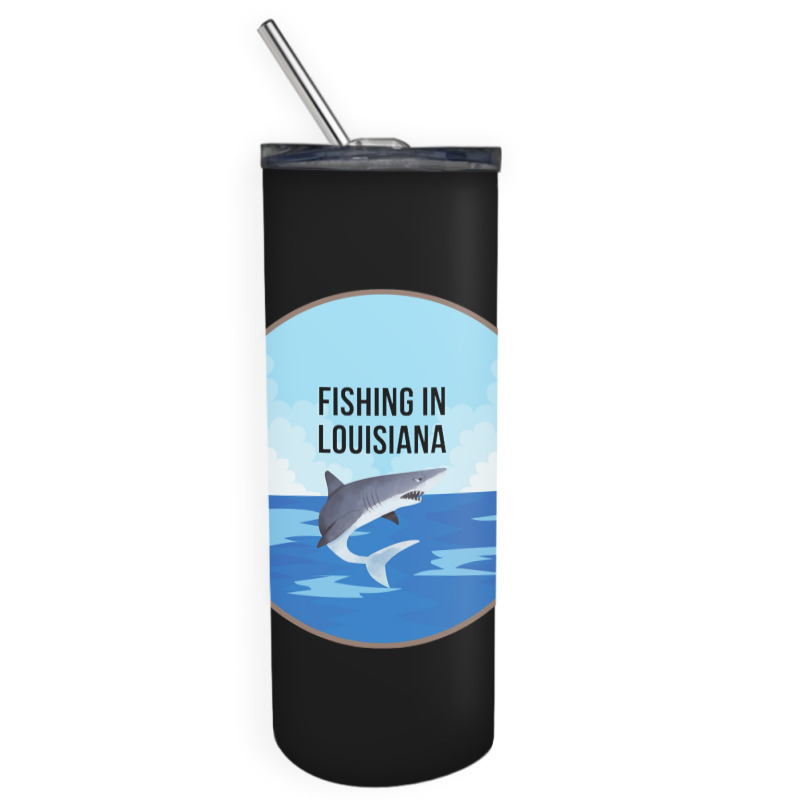 Limited Edition Fishing In Louisiana Skinny Tumbler | Artistshot