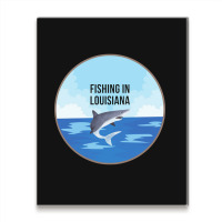 Limited Edition Fishing In Louisiana Metal Print Vertical | Artistshot