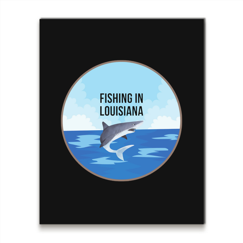 Limited Edition Fishing In Louisiana Metal Print Vertical | Artistshot