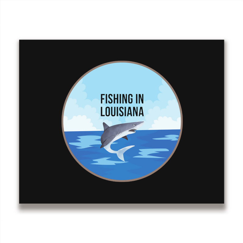 Limited Edition Fishing In Louisiana Metal Print Horizontal | Artistshot