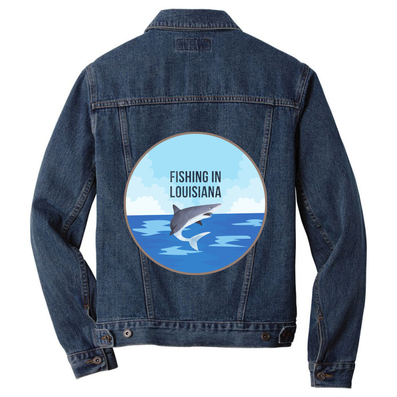 Limited Edition Fishing In Louisiana Men Denim Jacket | Artistshot