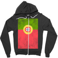 Hot Trend Portugal  Awesome Flag Zipper Hoodie | Artistshot