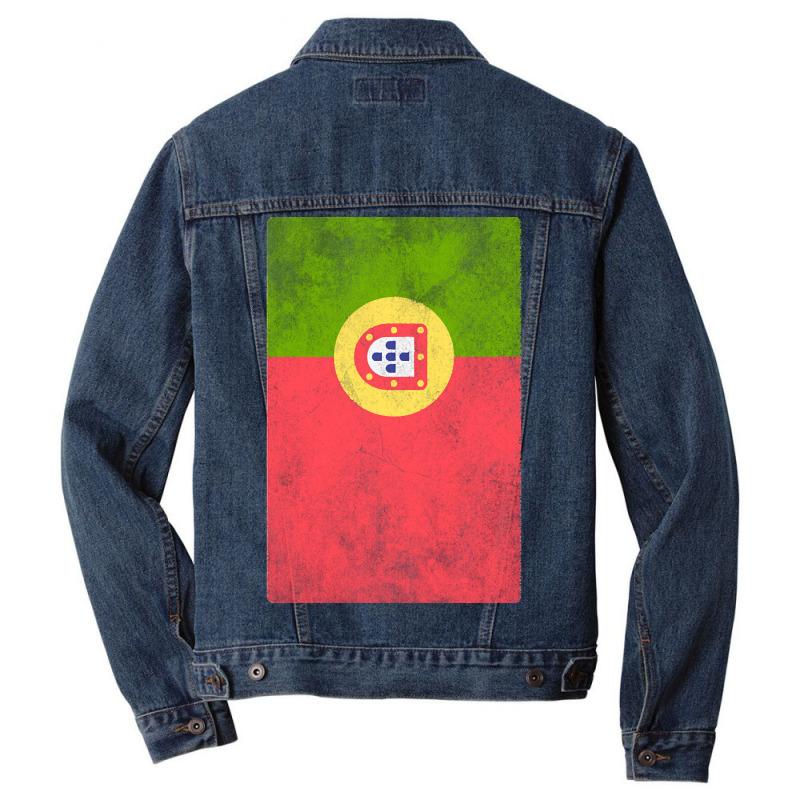 Hot Trend Portugal  Awesome Flag Men Denim Jacket | Artistshot