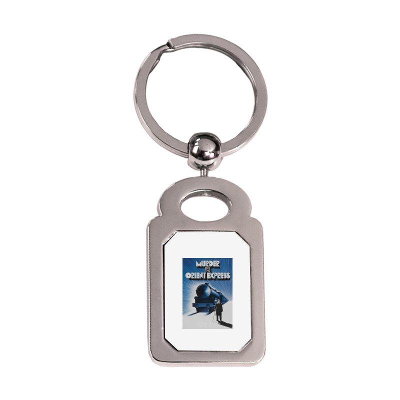 Murder On The Orient Express Silver Rectangle Keychain | Artistshot