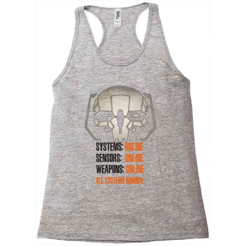 Mechwarrior All Systems Nominal Active Racerback Tank by CHRISTYWOODS | Artistshot