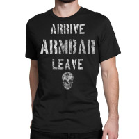 Vintage Bjj Arrive Armbar Leave Grappling Jiu Jitsu T Shirt Classic T-shirt | Artistshot