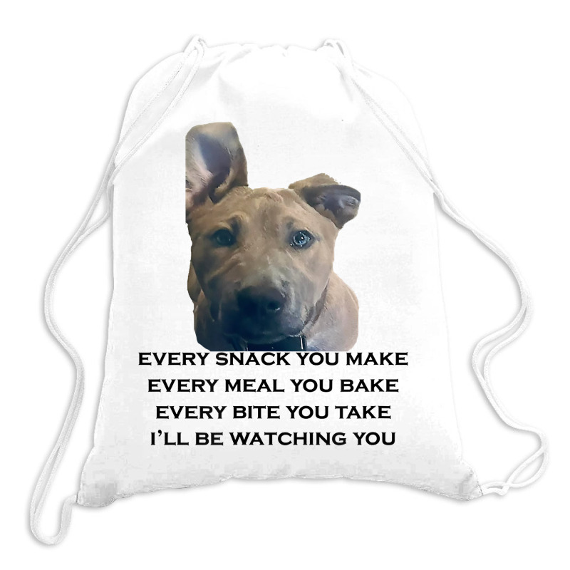 Barley I'll Be Watching You T Shirt Drawstring Bags | Artistshot