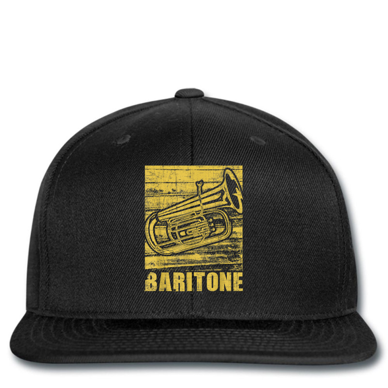 Baritone   Distressed Euphonium Lover Marching Bandmaster T Shirt Printed Hat | Artistshot