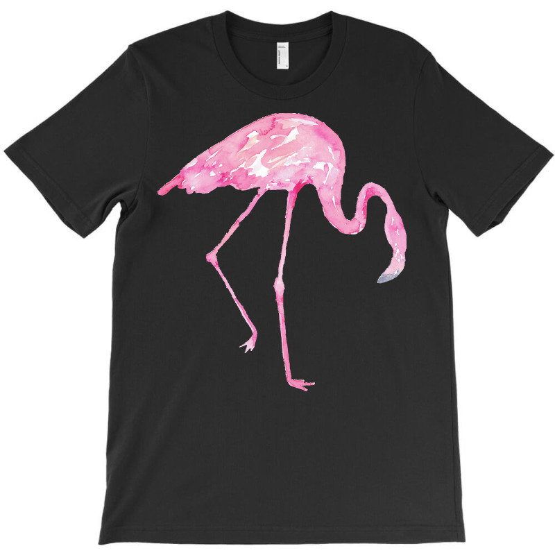 Flamingo Watercolor T-shirt | Artistshot