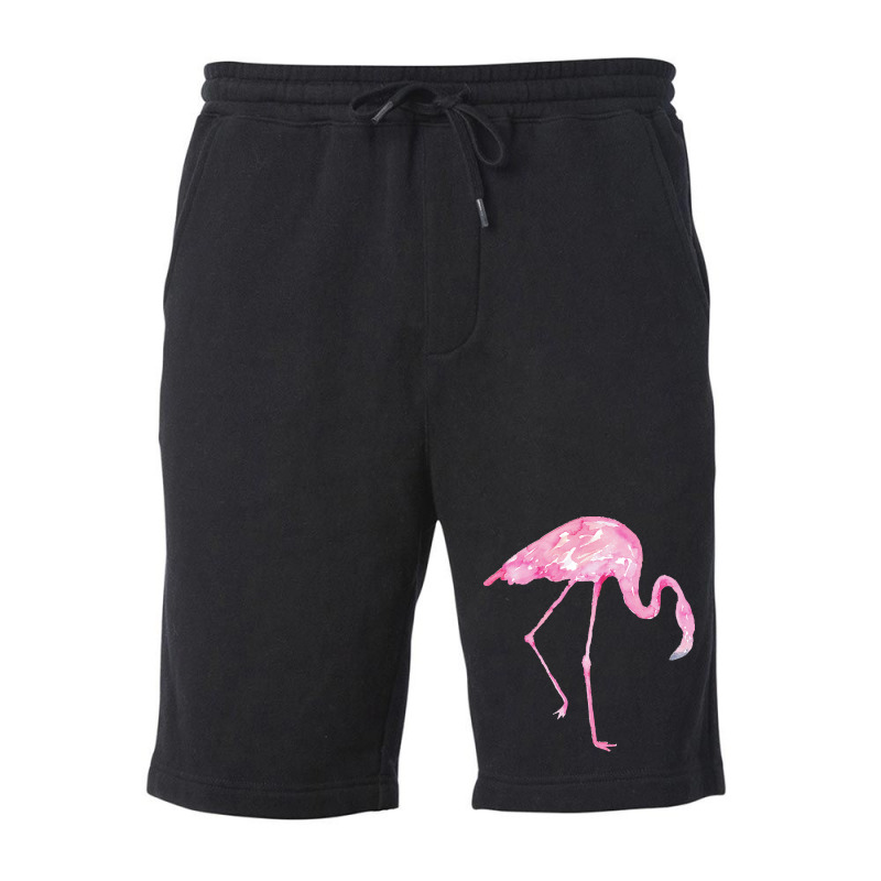 Flamingo Watercolor Fleece Short | Artistshot