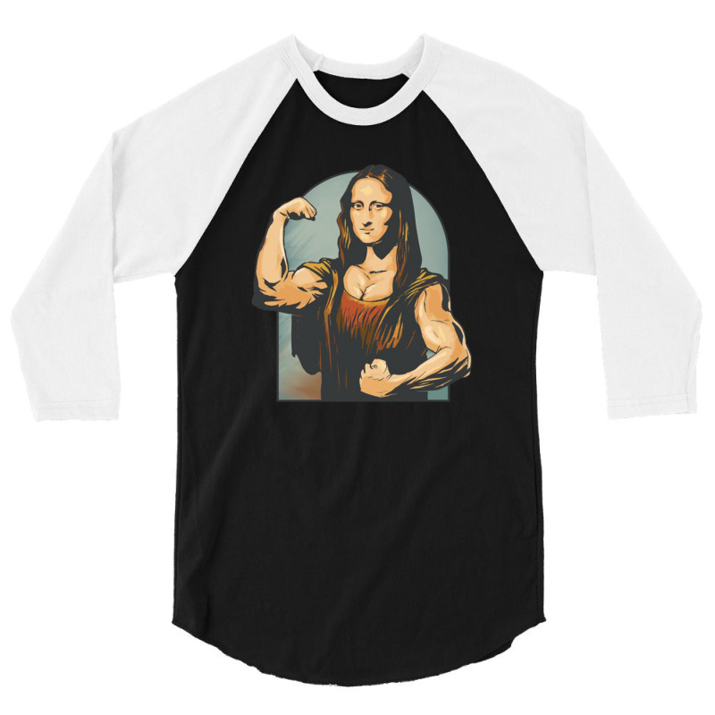 Strong Lady Painting Hydro 3/4 Sleeve Shirt by sayuti | Artistshot