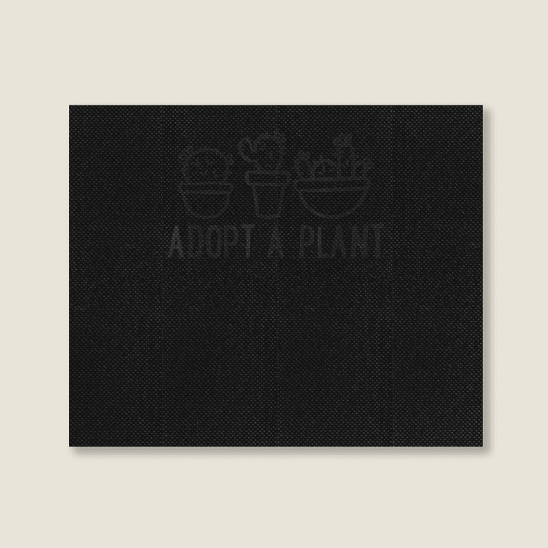 Limited Edition Adopt A Plant Pun Succulent Cactus Plant Lover Landscape Canvas Print | Artistshot