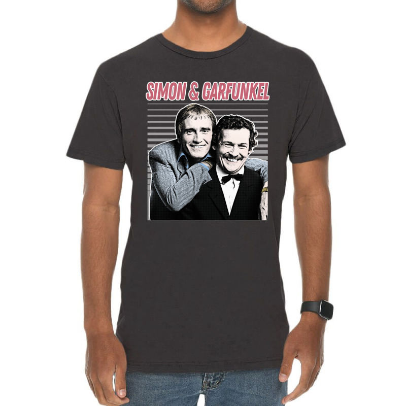 Simon Garfunkel Retro Aesthetic Meme British Humour Parody Design Vintage T-shirt | Artistshot