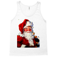 Painting Santa Tank Top | Artistshot