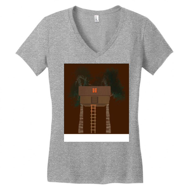 Charlie’s Tree House Women's V-Neck T-Shirt by faschalekrie | Artistshot