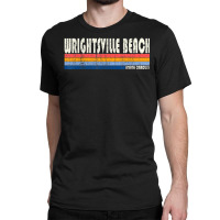 Vintage 70s 80s Style Wrightsville Beach Nc Classic T-shirt | Artistshot