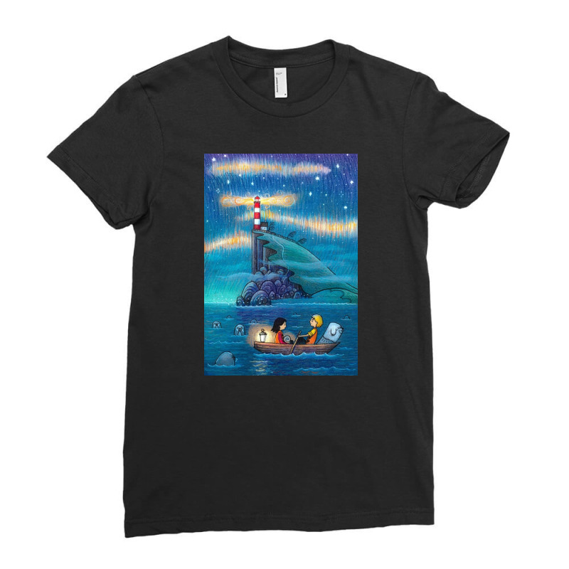 Song Of The Sea Ladies Fitted T-Shirt by nancycostas | Artistshot