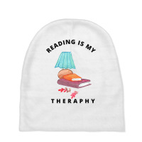 Limited Edition Reading Is My Theraphy 40 Baby Beanies | Artistshot