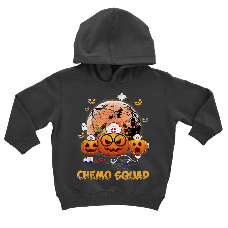 Chemo Squad Halloween Oncology Nurse Infusion Pumpkin Toddler Hoodie by ReginaldLewisMay | Artistshot