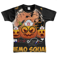 Chemo Squad Halloween Oncology Nurse Infusion Pumpkin Graphic Youth T-shirt | Artistshot